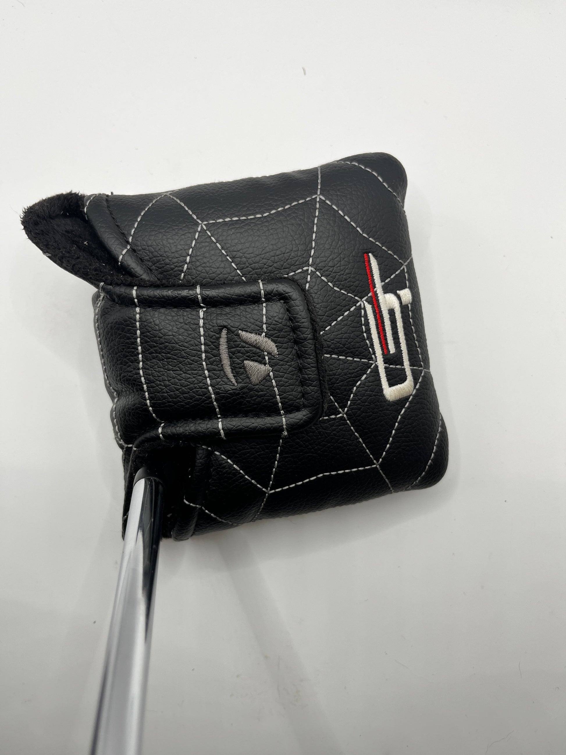 Taylormade Spider Black leather putter cover with logo