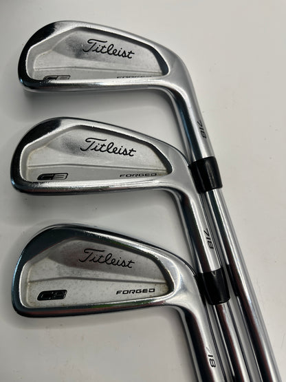 Titleist 718 CB Forged Irons / S300 Shafts / 5-PW Iron Set