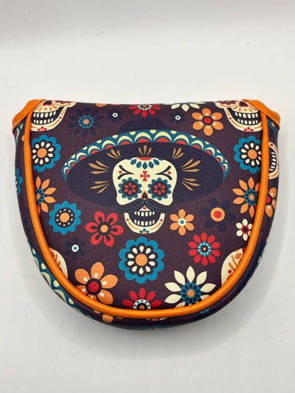 Putter Headcover - Small Mallet - Day of the Dead - Magnetic Closer