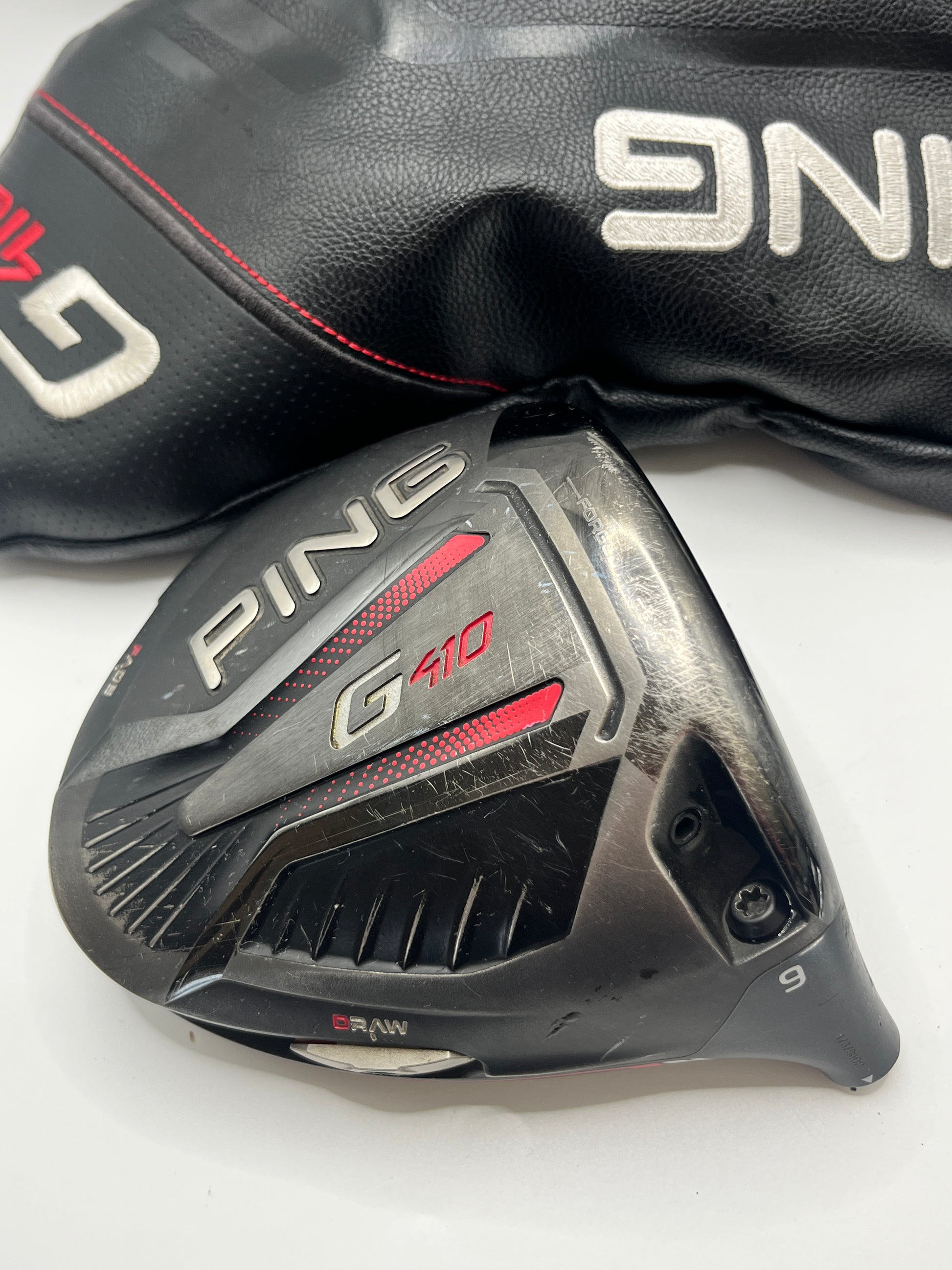 Used Ping G410 Plus Driver Head with Headcover