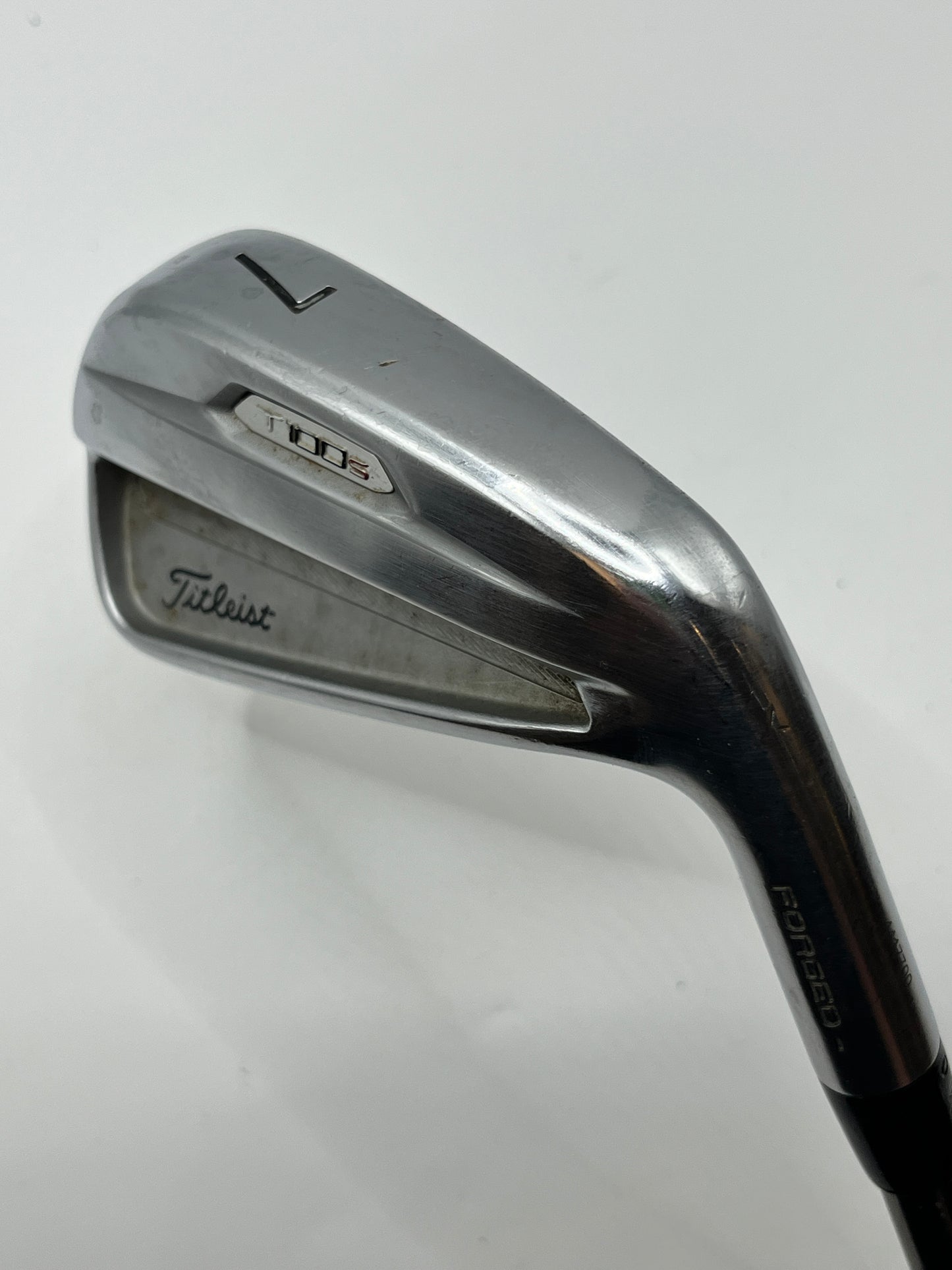 Titleist T100s (2021) Irons / N.S. Pro 880 AMC Stiff Shafts / 5-GW (7 irons)
