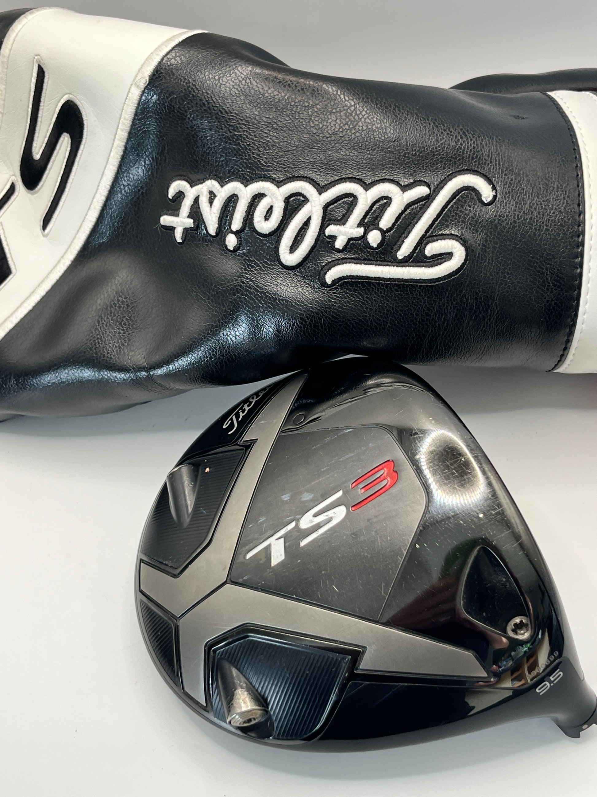 Used Titleist TS3 Driver head and headcover