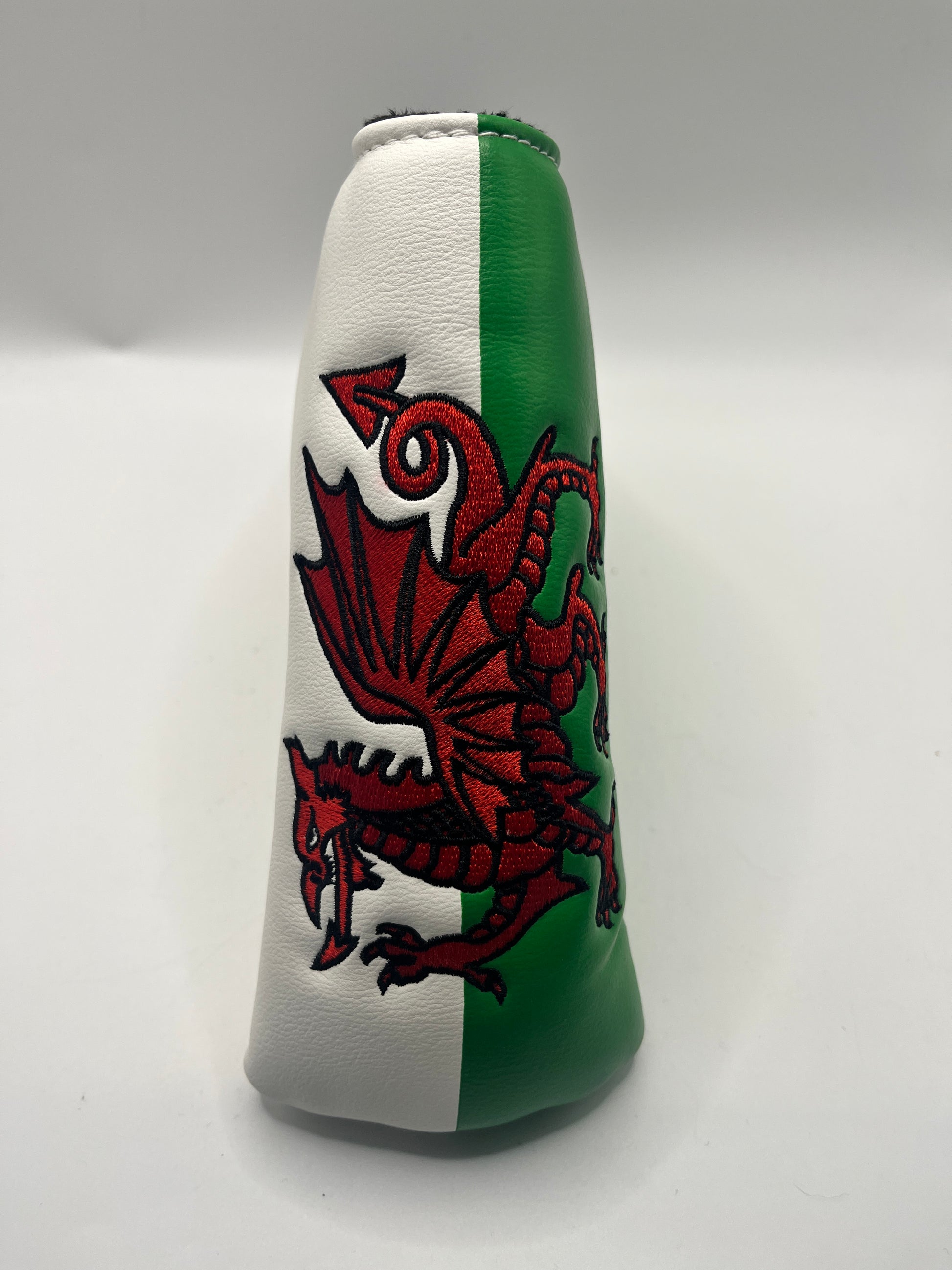 Welsh Dragon Blade Putter Headcover with Magnetic Closure