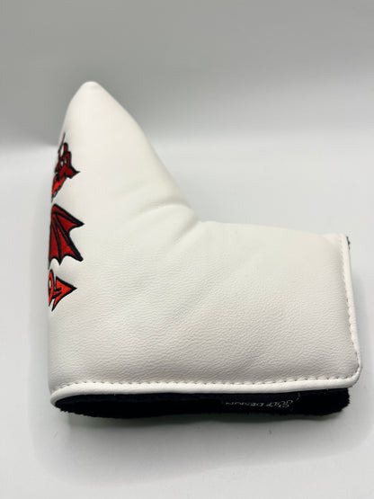 Blade Putter Headcover - Welsh Dragon - Magnetic Closer