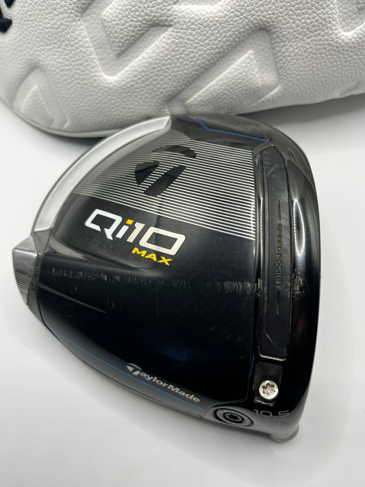 Taylormade Qi10 MAX Driver / 10.5 Degrees / Head and Headcover Only