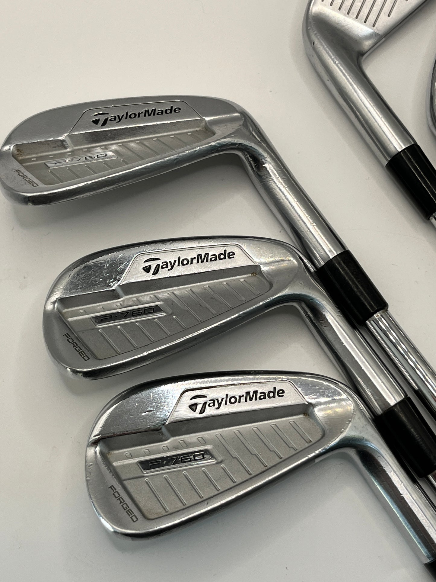 Taylormade P760 Irons / 4-PW / Stiff Flex / Project X Rifle 6.0