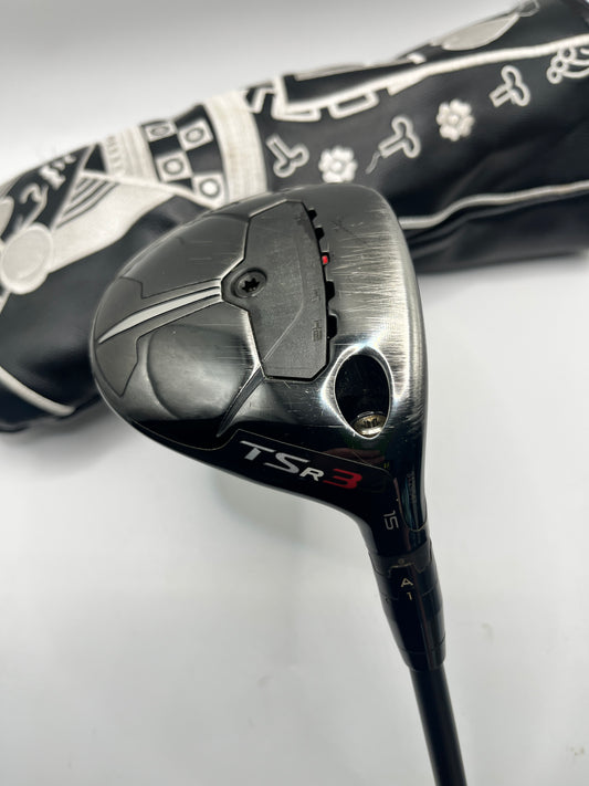 Titleist TSR3 #3 Wood / 15 Degree / Stiff Flex / Tensei Black 1K