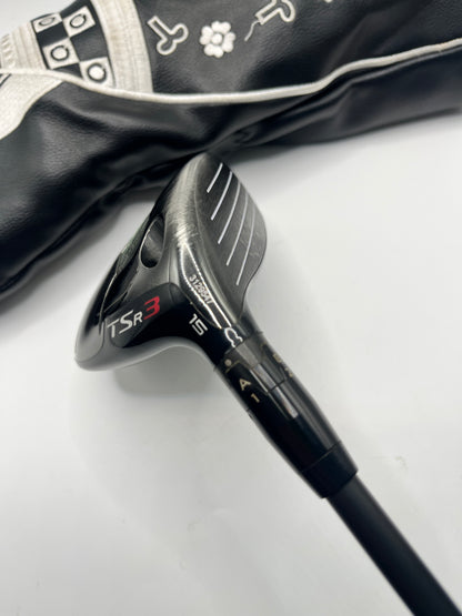 Titleist TSR3 #3 Wood / 15 Degree / Stiff Flex / Tensei Black 1K