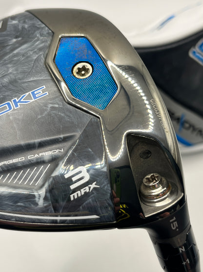 Callaway AI Smoke MAX #3 Wood / 15 Degrees / R Flex / Tensei Blue Xlink
