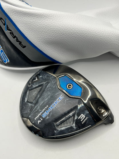 Callaway Paradym AI Smoke MAX #3 Wood / 15 Degrees / Head and Headcover Only