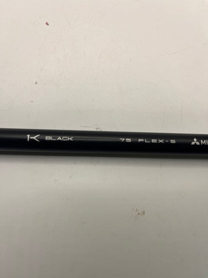 Mitsubishi Tensei 1K Black 75 #3 Wood Shaft / Stiff Flex / Titleist Adaptor