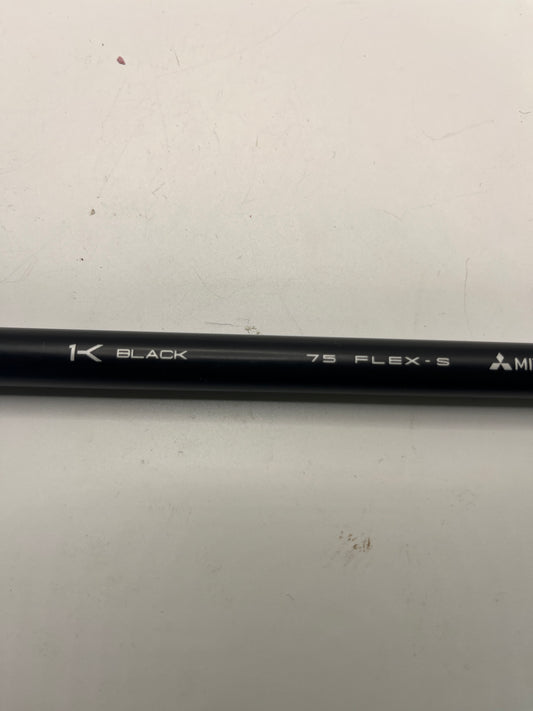Mitsubishi Tensei 1K Black 75 #3 Wood Shaft / Stiff Flex / Titleist Adaptor