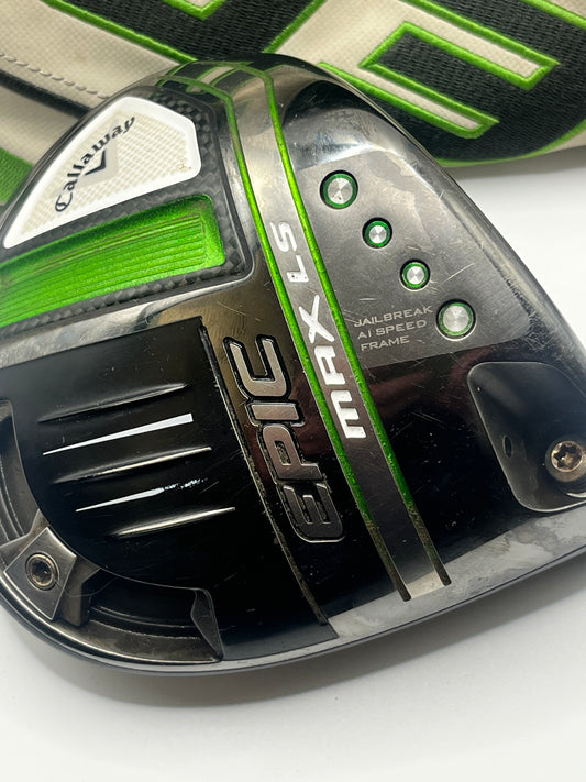 Callaway Epic MAX LS Driver / 9 Degree / Head and Headcover Only
