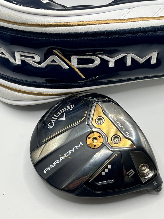 Callaway Paradym Triple Diamond #3 Wood / 15° / Head and Headcover Only