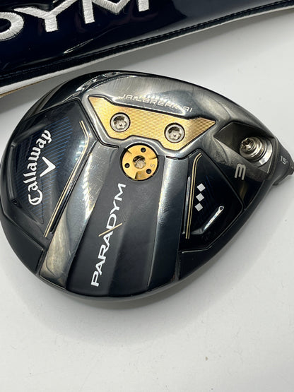 Callaway Paradym Triple Diamond #3 Wood / 15° / Head and Headcover Only