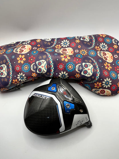 Cobra Aerojet LS Driver Head 10.5 degrees with Day of the Dead Headcover