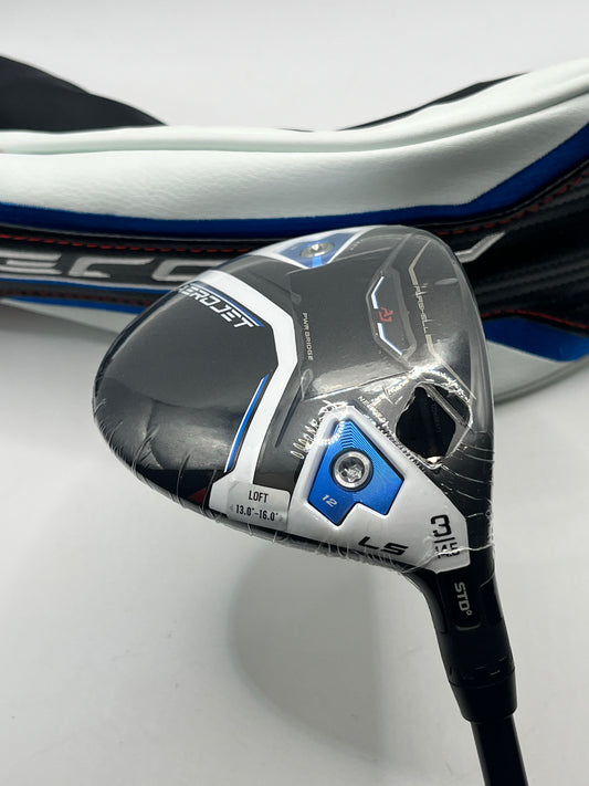 Cobra Aerojet LS #3 Wood / 14.5 Degrees / Stiff Flex / Kai'Li White 70s