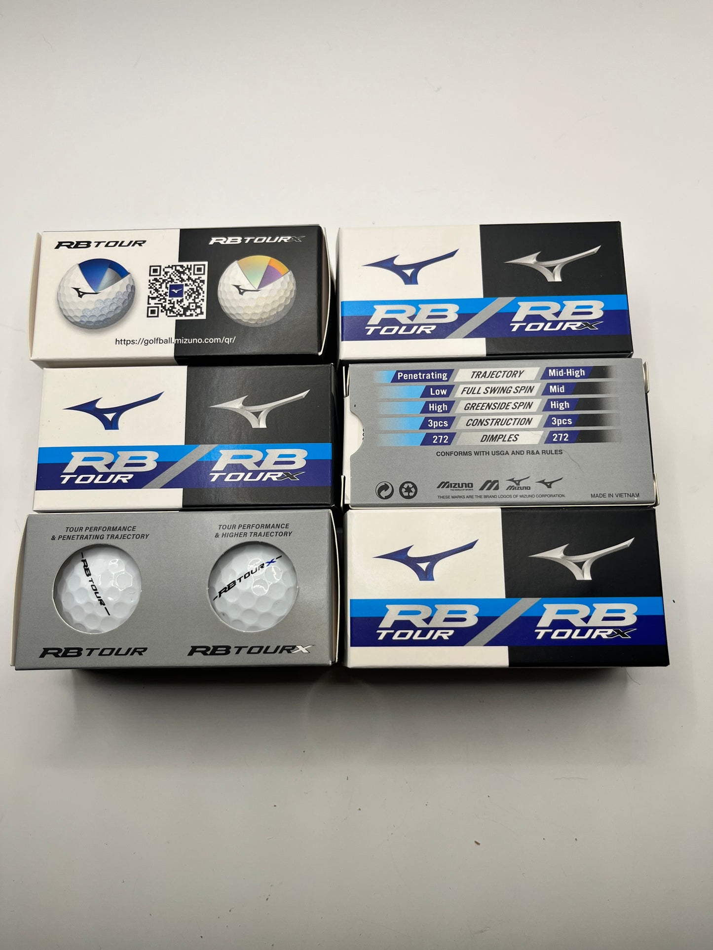 Mizuno RB Tour / RB Tour X Golf Balls (12 Balls)