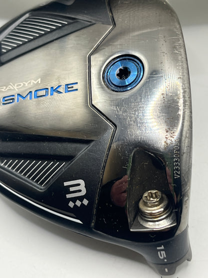 Callaway AI Smoke Triple Diamond #3 Wood / 15 Degrees / Head and Headcover Only