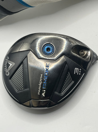 Callaway AI Smoke Triple Diamond #3 Wood / 15 Degrees / Head and Headcover Only