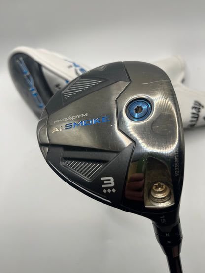 Callaway AI Smoke TD #3 Wood / 15 Degrees / X Flex / Denali Black