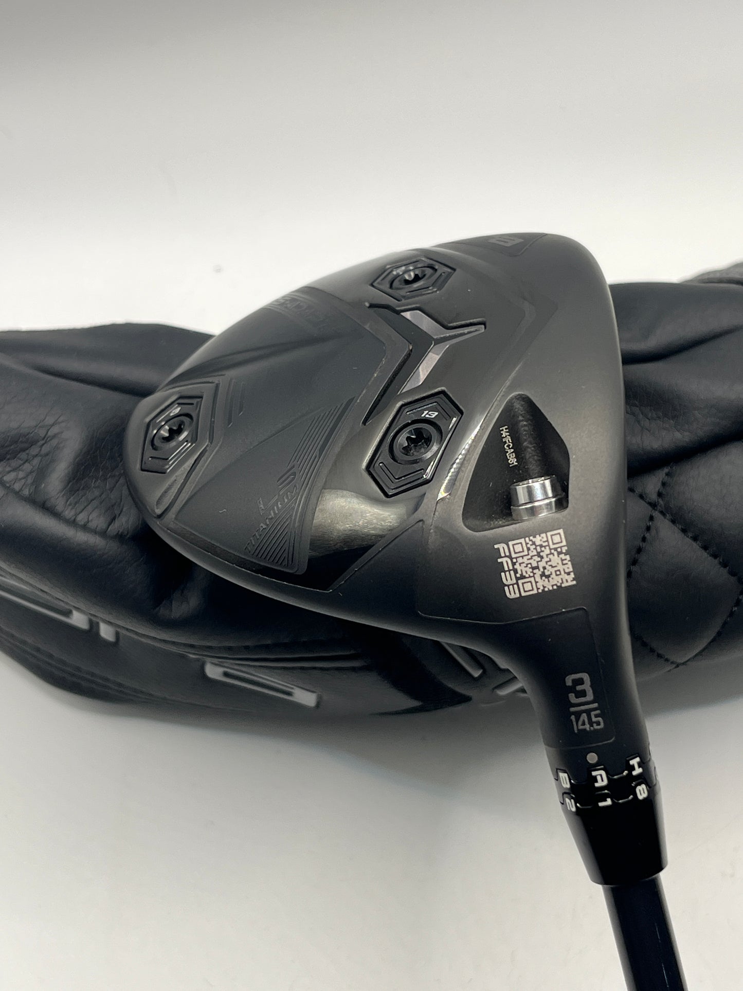 Cobra DS-Adapt LS Titanium #3 Wood / 14.5 Degrees / Stiff Flex / Denali Black