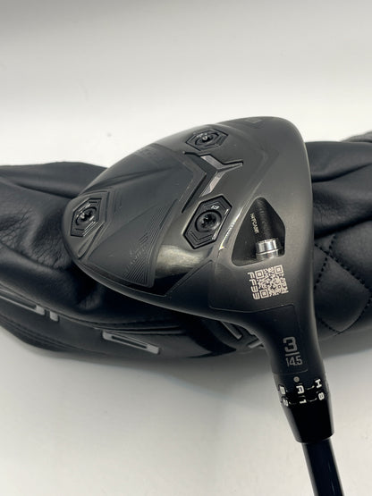 Cobra DS-Adapt LS Titanium #3 Wood / 14.5 Degrees / Stiff Flex / Denali Black