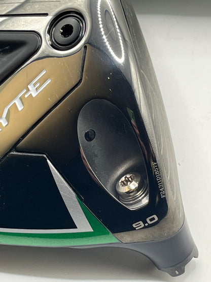 Callaway Elyte Driver / 9 Degree / Head and Headcover Only