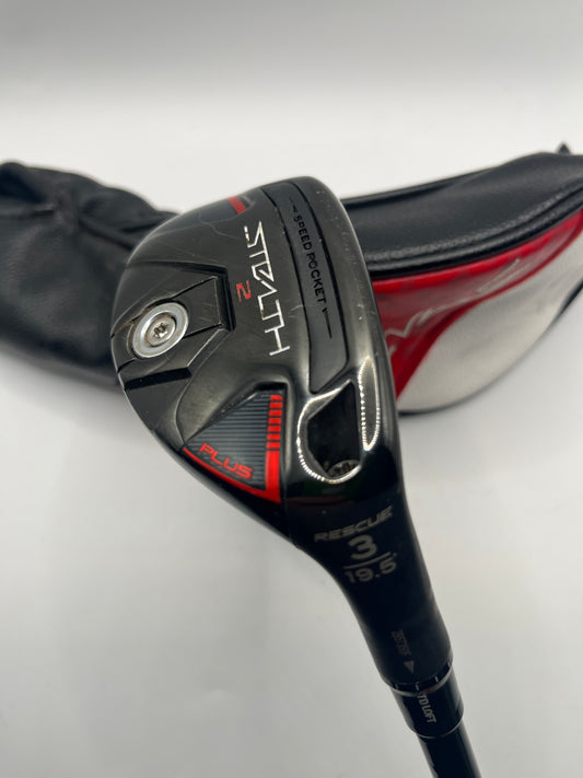 Taylormade Stealth2 Plus #3 Hybrid / 19.5 Degree / Stiff Flex / Kai'Li Red