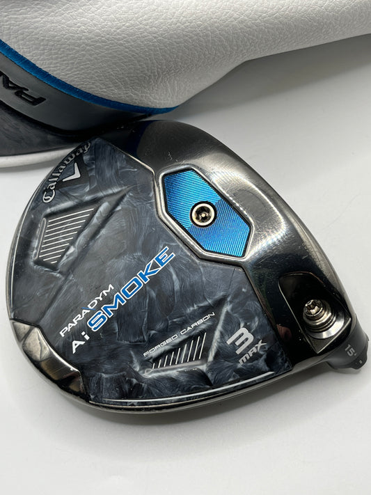 Callaway AI Smoke MAX #3 Wood / 15 Degrees / Head and Headcover Only