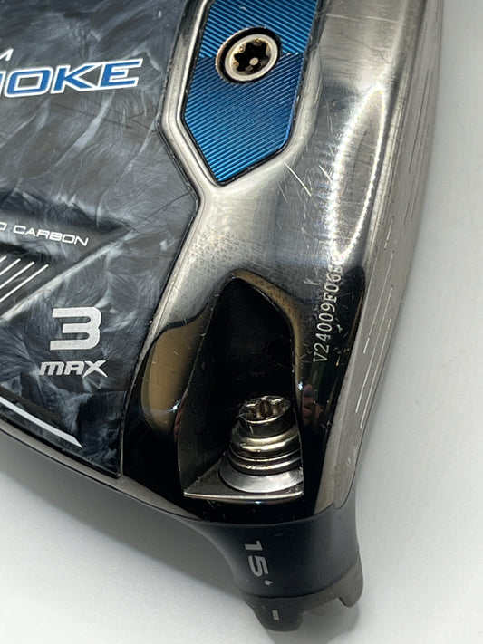 Callaway AI Smoke MAX #3 Wood / 15 Degrees / Head and Headcover Only