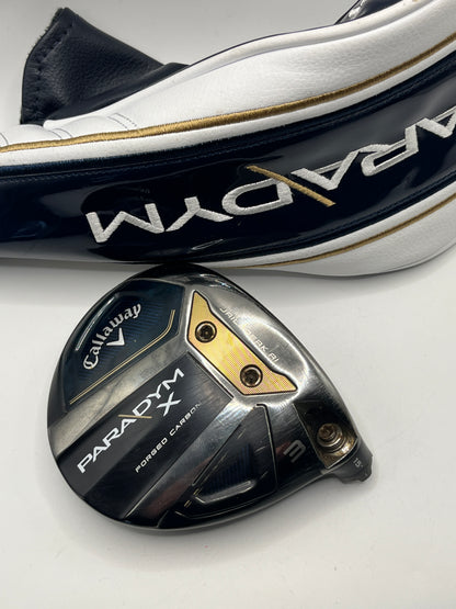 Callaway Paradym X #3 Wood / 15 Degrees / Head and Headcover Only