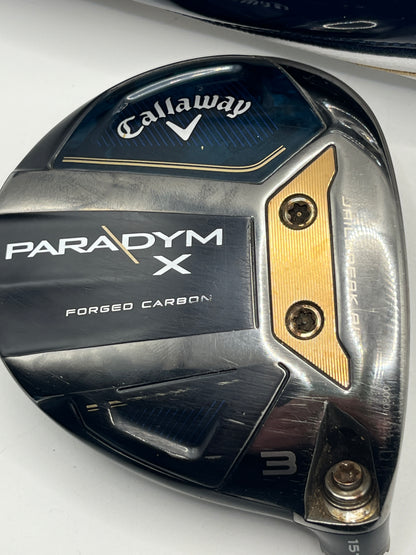Callaway Paradym X #3 Wood / 15 Degrees / Head and Headcover Only