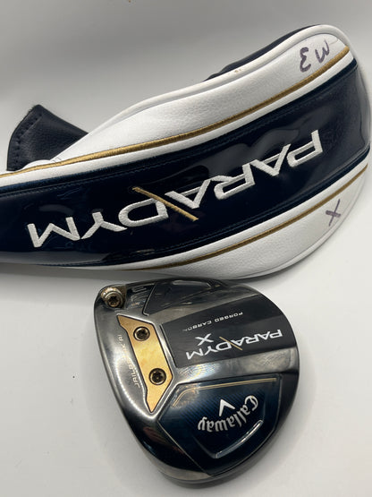 Callaway Paradym X #3 Wood / 15 Degrees / Head and Headcover Only