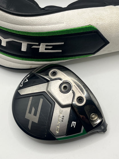 Callaway Elyte Triple Diamond #3 Wood / 15 Degrees / Head and Headcover