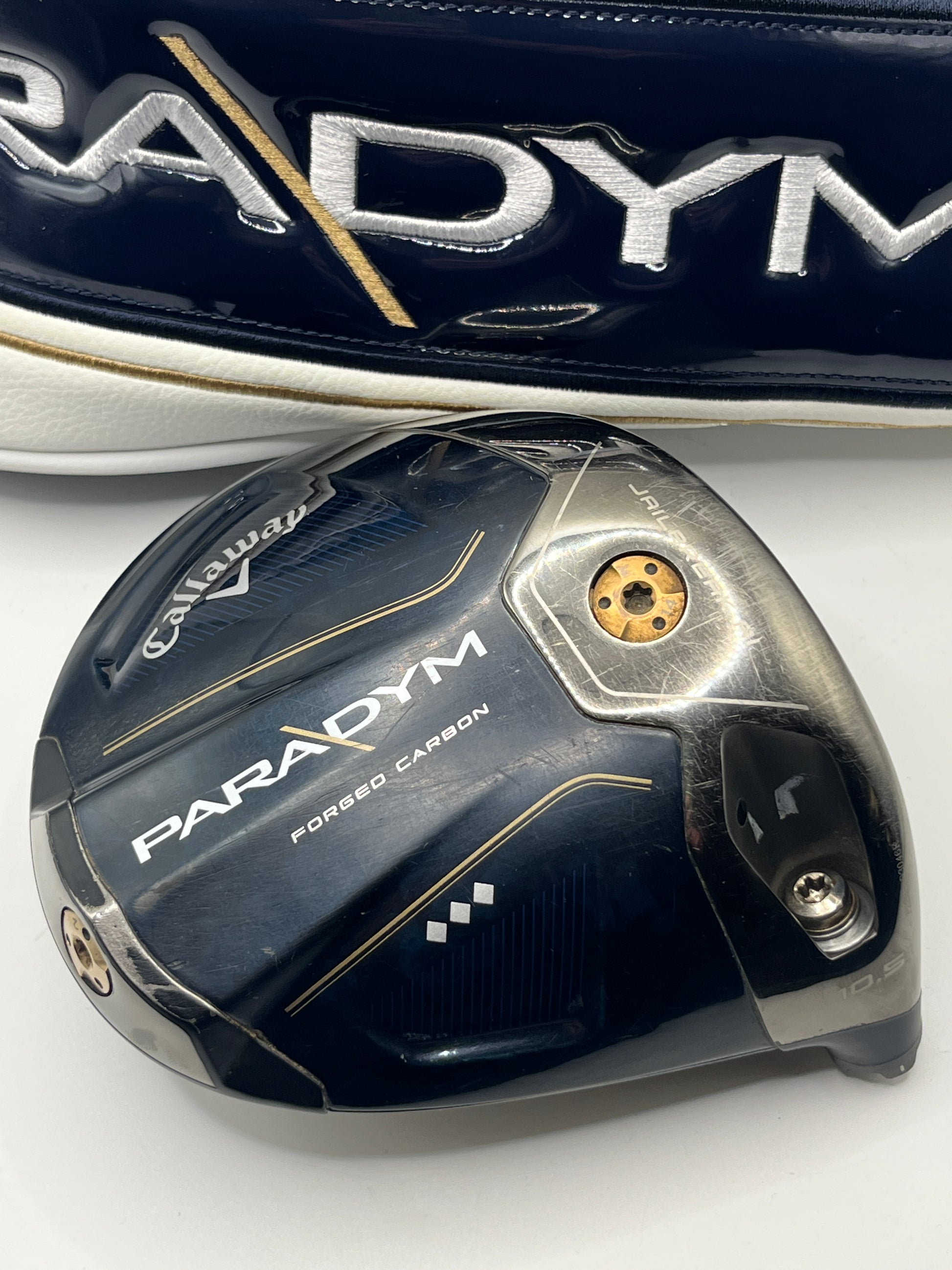 Callaway Paradym Triple Diamond Driver Head with its Headcover