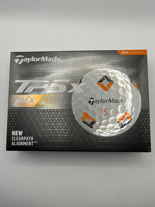 TaylorMade TP5x Pix Golf Balls (Box of 12 Balls)
