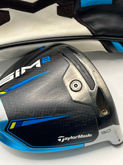 Taylormade SiM2 Driver / 9 Degrees / Head and Headcover Only