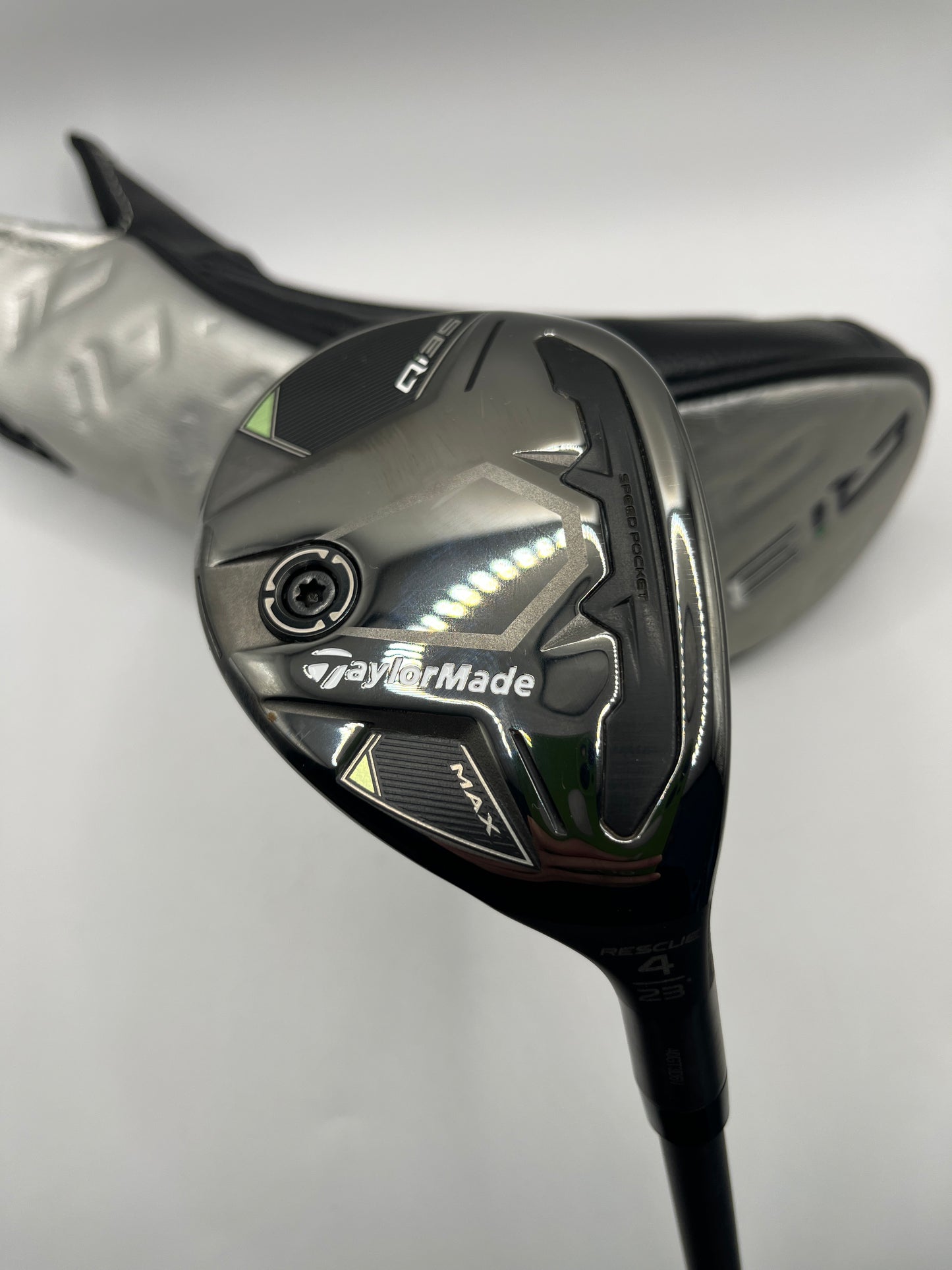 Taylormade Qi35 Max #4 Hybrid / 23 Degree / Regular Flex / Fujikura AirSpeeder 50