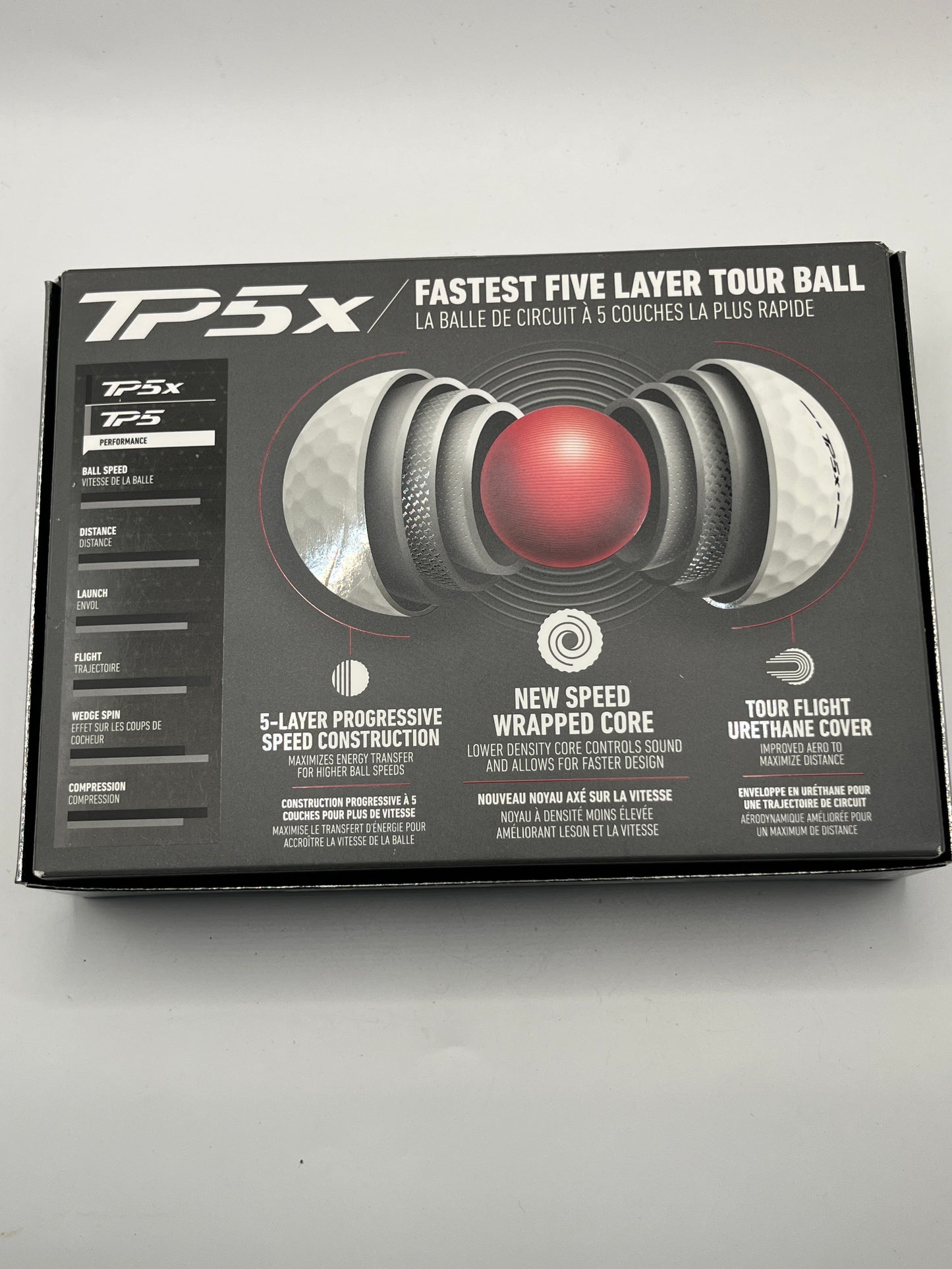 TaylorMade TP5x Golf Balls (Box of 12 Balls)