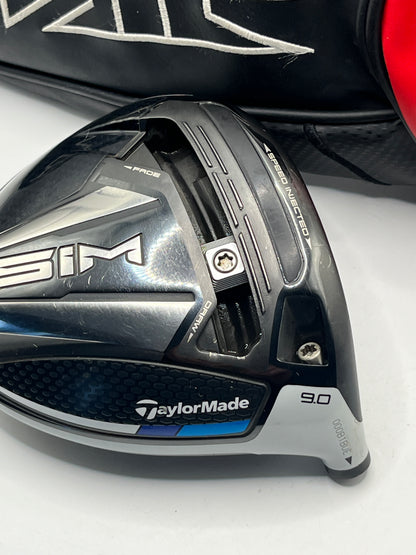 Taylormade SiM Driver / 9 Degrees / Head and Headcover Only