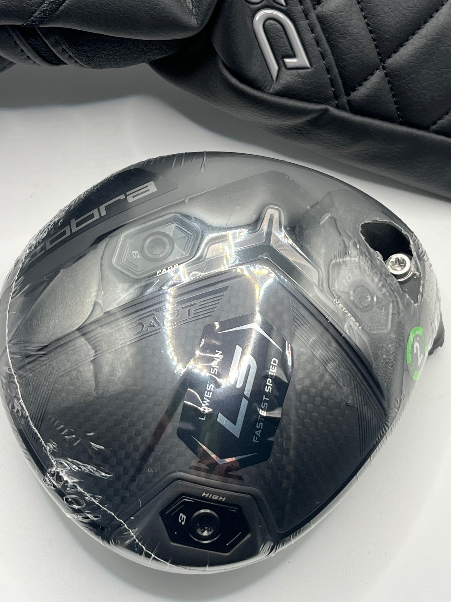 Cobra DS Adapt LS Driver / 9 Degree / Head and Headcover Only NEW