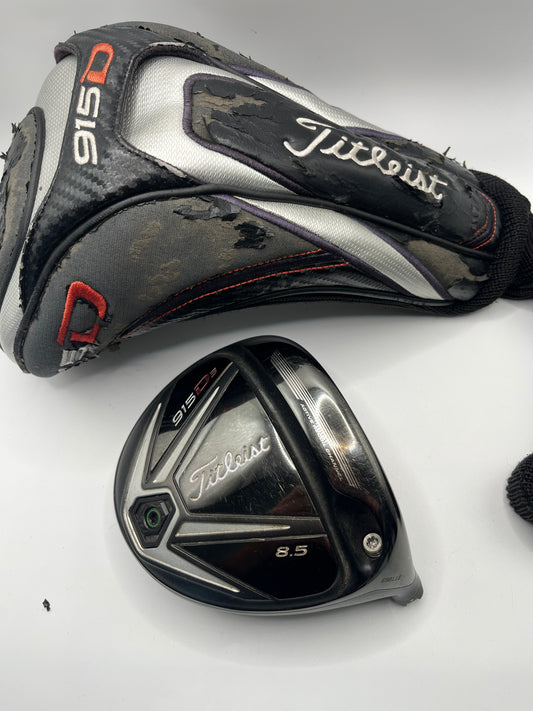 Titleist 915 D3 Driver  / 8.5 Degree / Head and Headcover Only