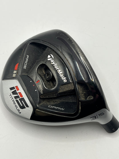 Taylormade M5 Titanium #3 Fairway Wood / 15 Degrees / Head Only
