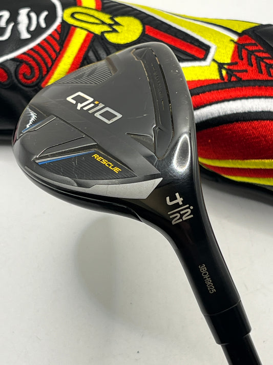 Taylormade Qi10 #4 Hybrid / 22 Degree / Regular Flex / Ventus Blue TR 6-R