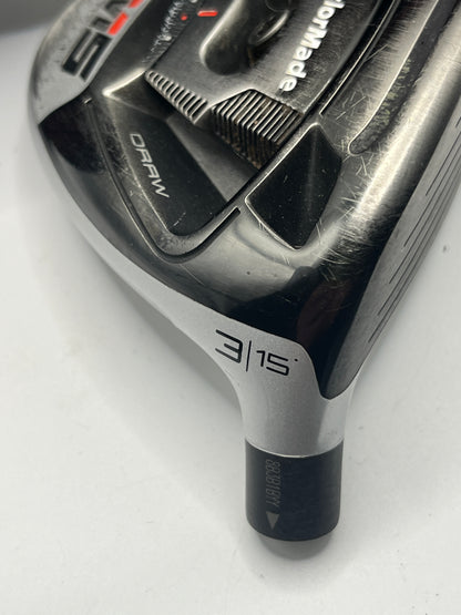 Taylormade M5 Titanium #3 Fairway Wood / 15 Degrees / Head Only