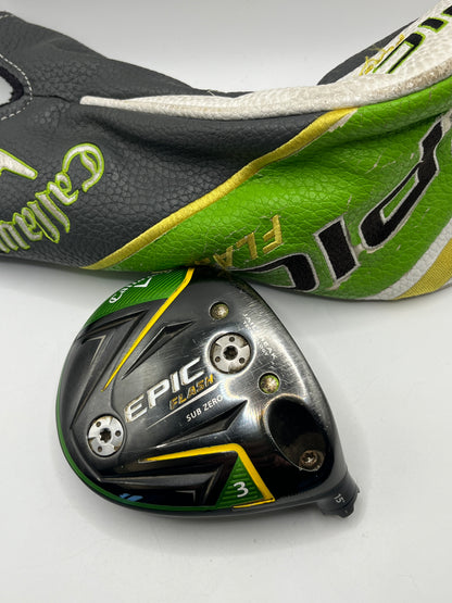 Callaway Epic Flash Sub Zero #3 Wood / 15 Degree / Head Only