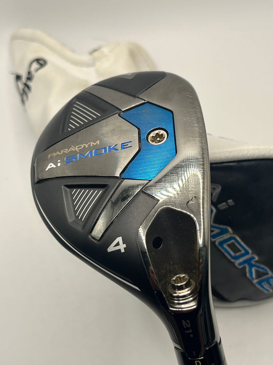 Callaway Paradym Ai Smoke #4 Hybrid / 21 Degree / Regular Flex / Cypher Sixty
