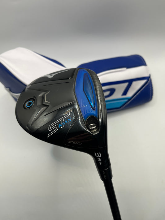 Mizuno ST-MAX 230 #3 Wood / 15 Degree / X Flex / HZRDUS RDX Smoke Green