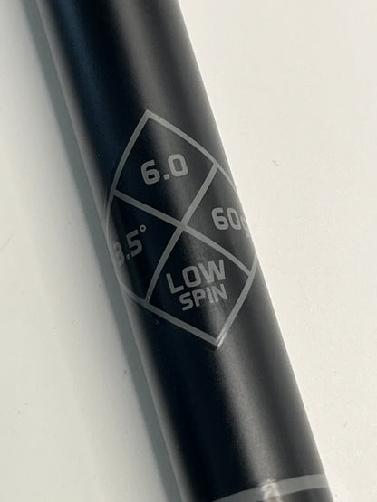 HZRDUS Black 60 Gen5 Blackout Driver Shaft / Stiff Flex / Cobra Adaptor